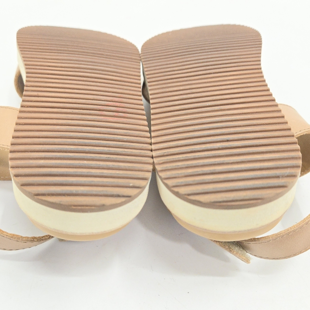 Nisolo Go To 2.0 Sandals Almond Leather Size 7.5 - Picture 9 of 11